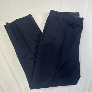 Lauren Ralph Lauren Total Comfort Pants 38x30 Navy Wool Pleated